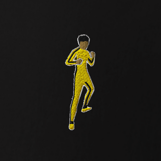 Bruce Lee - Embroidered Emblem - Unisex Hoodie