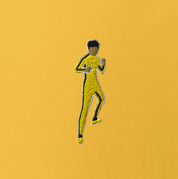 Bruce Lee - Embroidered Emblem - Unisex T-Shirt